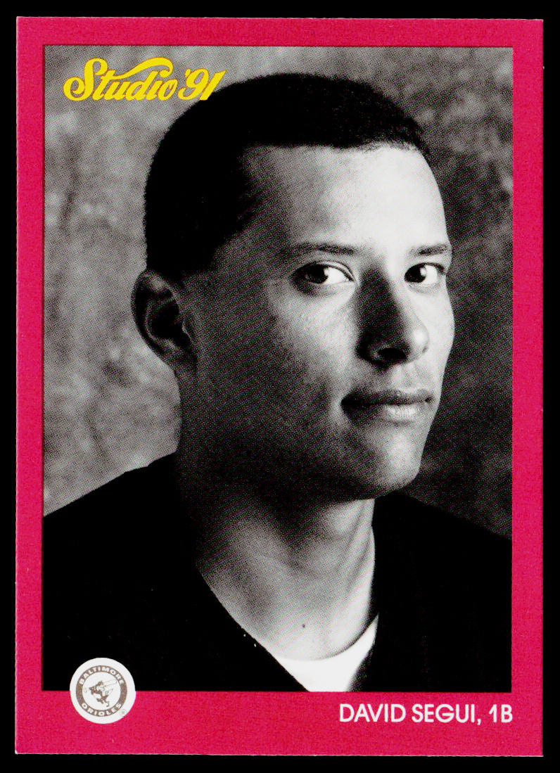David Segui 1991 Studio #10 Baltimore Orioles