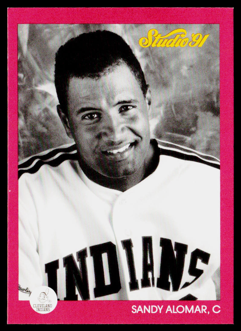 Sandy Alomar 1991 Studio #41 Cleveland Indians