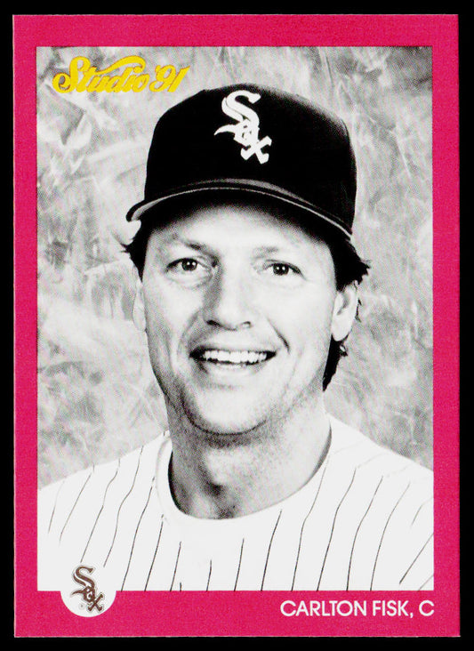 Carlton Fisk 1991 Studio #32 Chicago White Sox