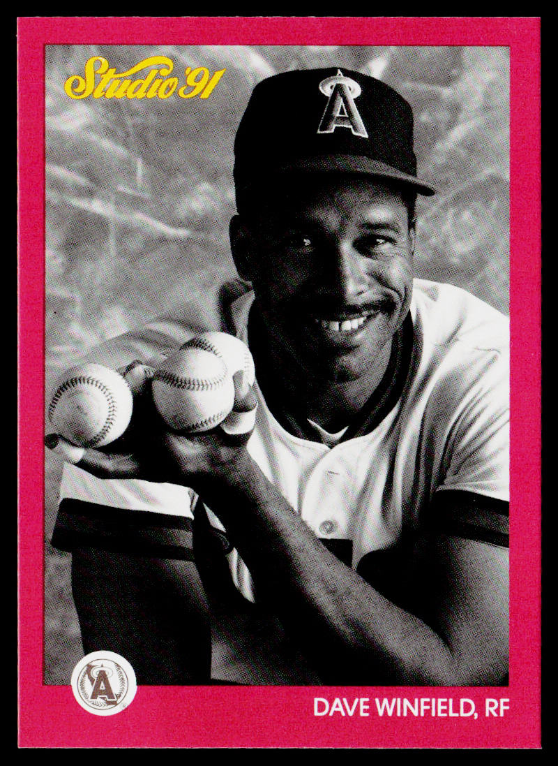 Dave Winfield 1991 Studio #30 California Angels