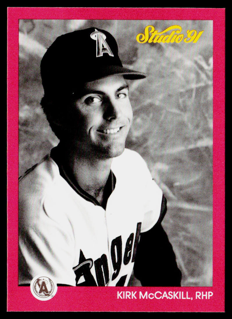 Kirk McCaskill 1991 Studio #28 California Angels