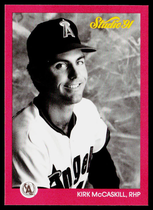 Kirk McCaskill 1991 Studio #28 California Angels