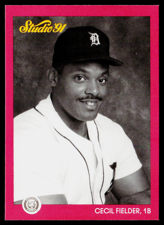 Cecil Fielder 1991 Studio #53 Detroit Tigers