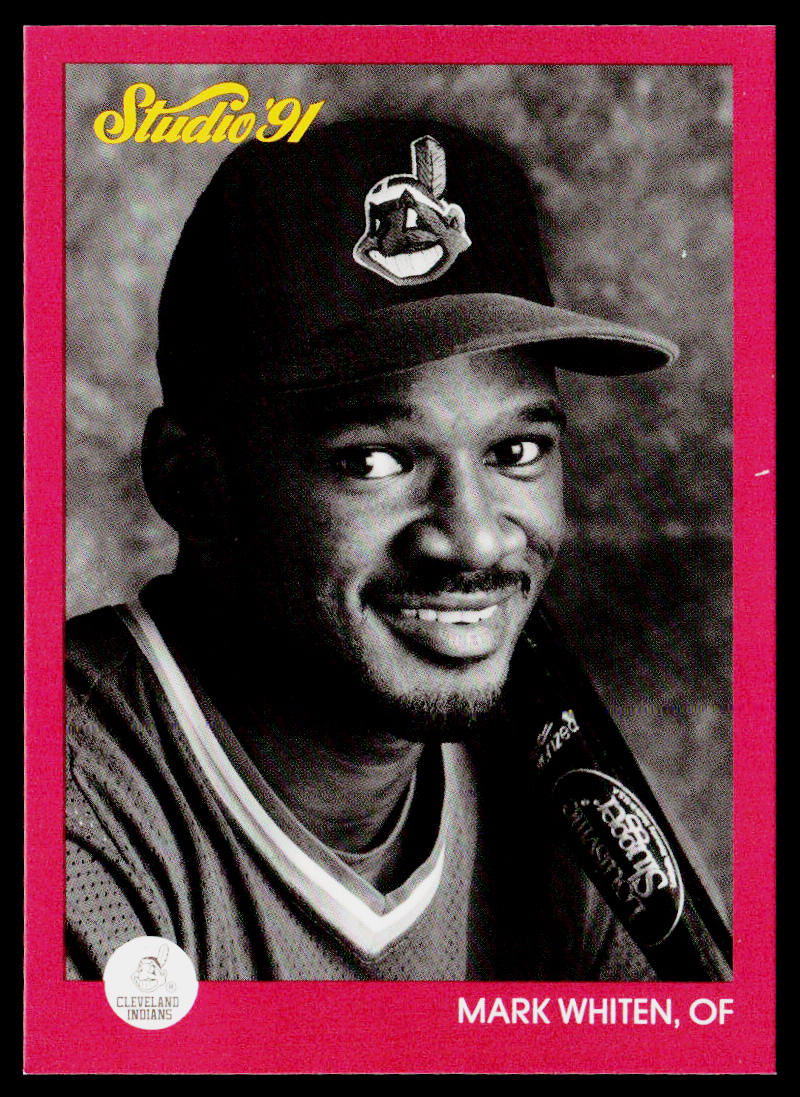 Mark Whiten 1991 Studio #50 Cleveland Indians