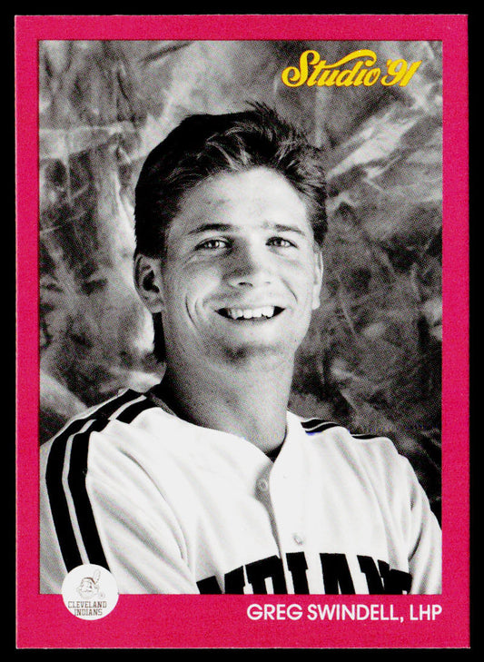 Greg Swindell 1991 Studio #49 Cleveland Indians