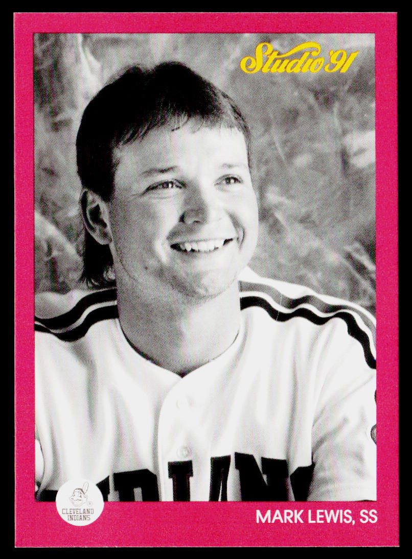 Mark Lewis 1991 Studio #48 Cleveland Indians