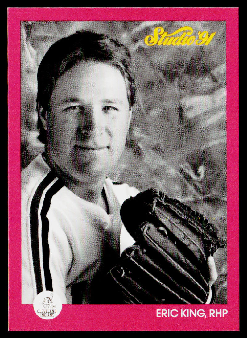 Eric King 1991 Studio #47 Cleveland Indians