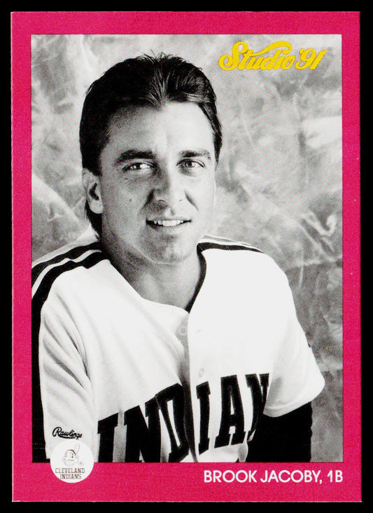 Brook Jacoby 1991 Studio #44 Cleveland Indians
