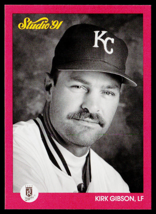 Kirk Gibson 1991 Studio #66 Kansas City Royals