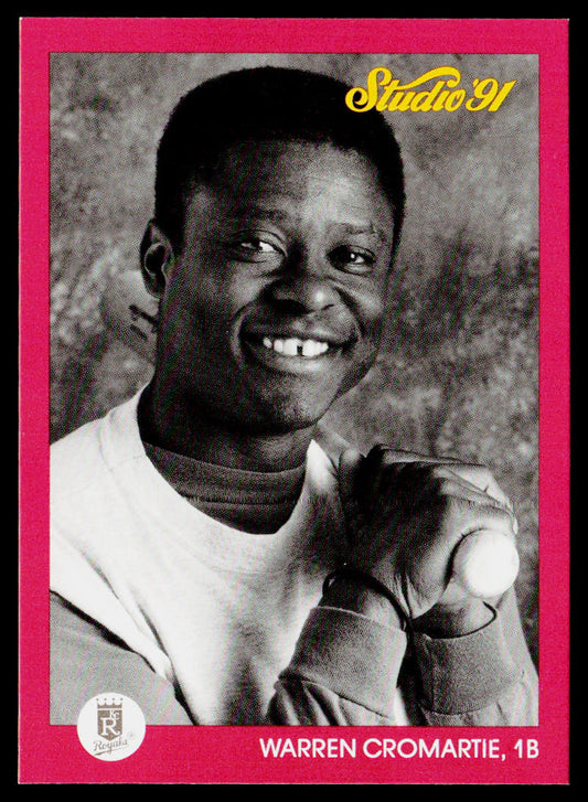 Warren Cromartie 1991 Studio #64 Kansas City Royals