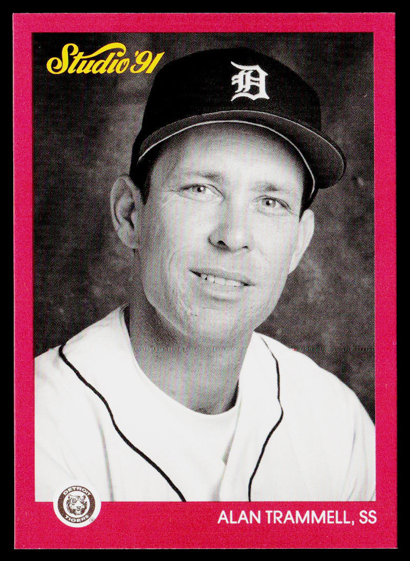 Alan Trammell 1991 Studio #59 Detroit Tigers