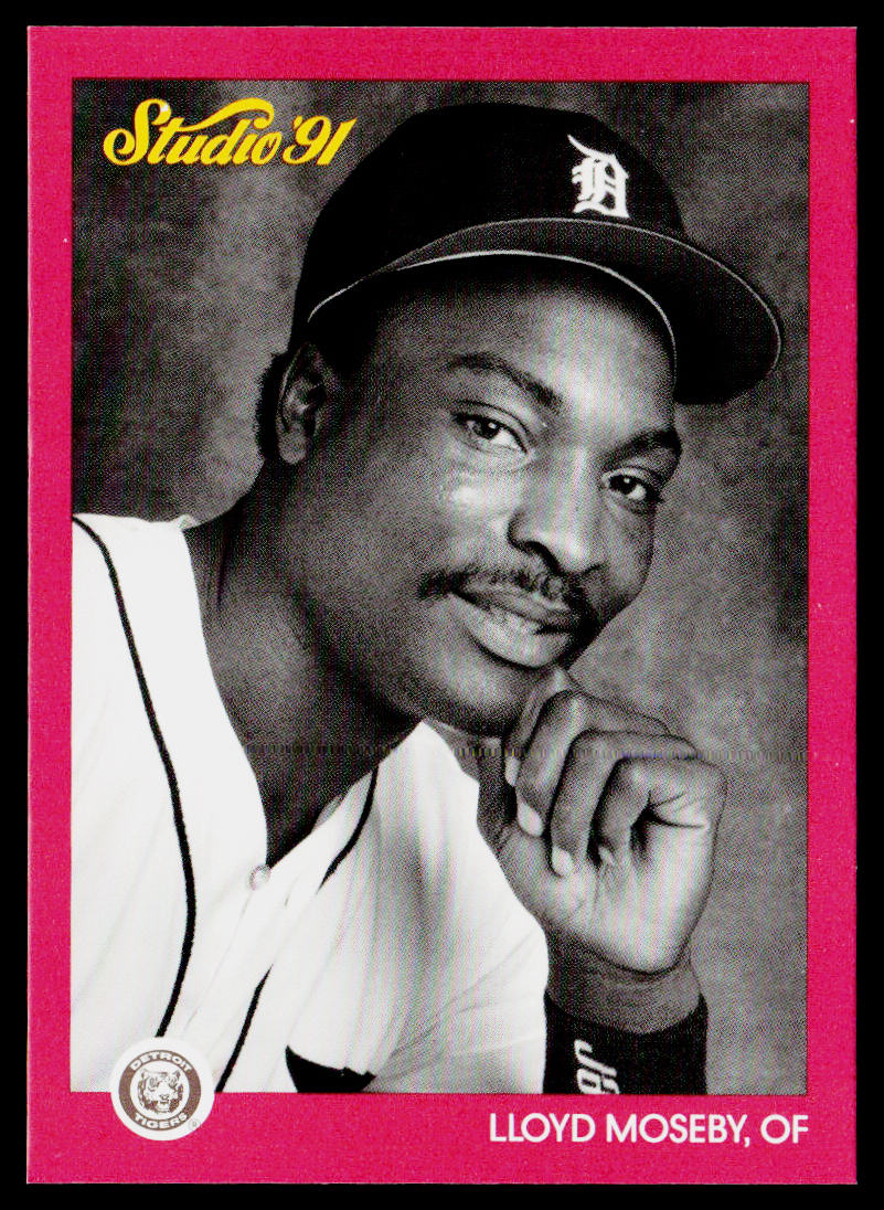 Lloyd Moseby 1991 Studio #56 Detroit Tigers