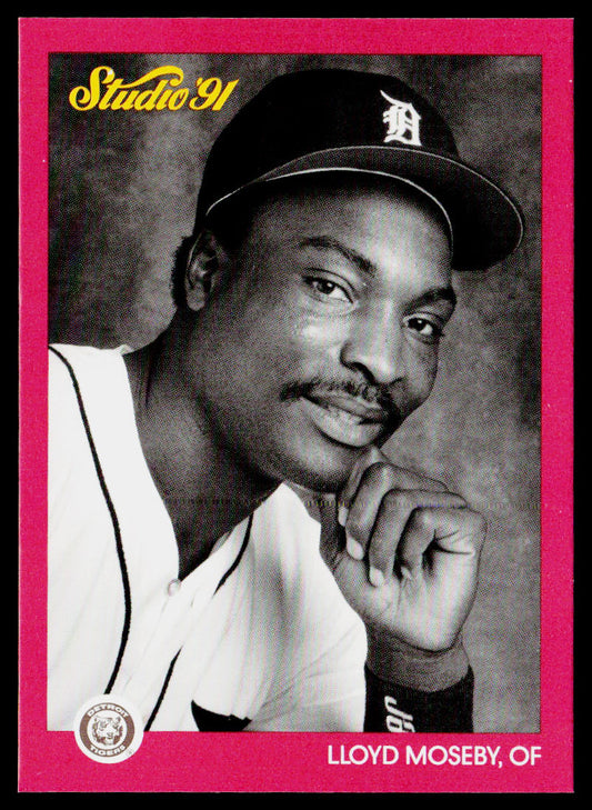 Lloyd Moseby 1991 Studio #56 Detroit Tigers
