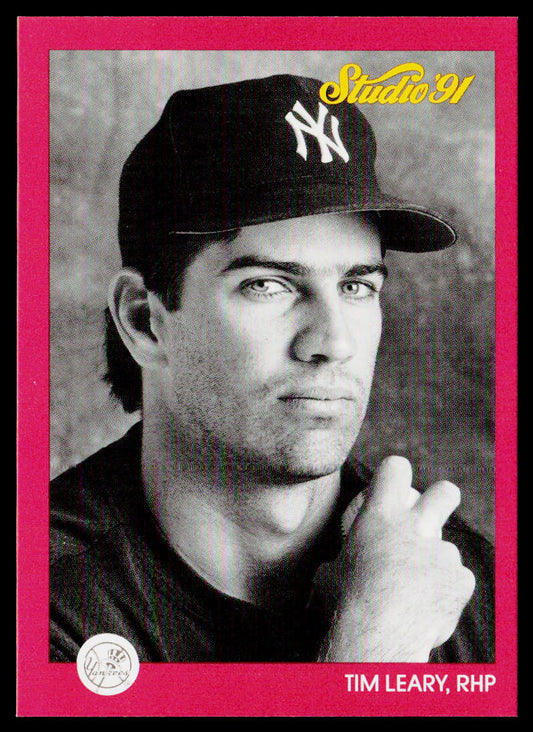 Tim Leary 1991 Studio #95 New York Yankees