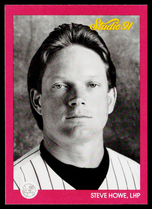 Steve Howe 1991 Studio #93 New York Yankees
