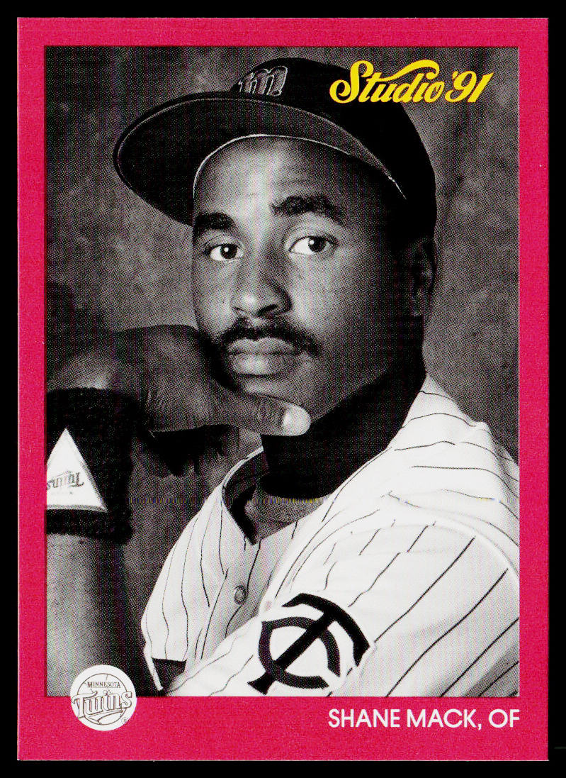 Shane Mack 1991 Studio #88 Minnesota Twins