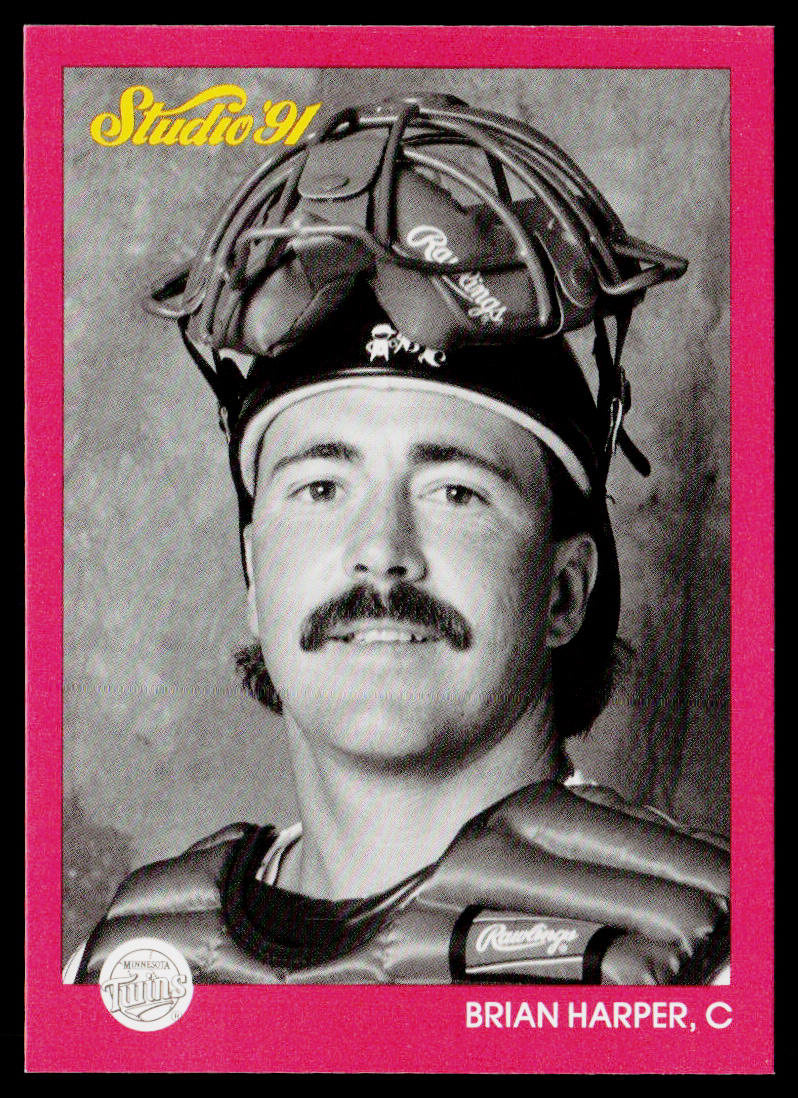 Brian Harper 1991 Studio #86 Minnesota Twins