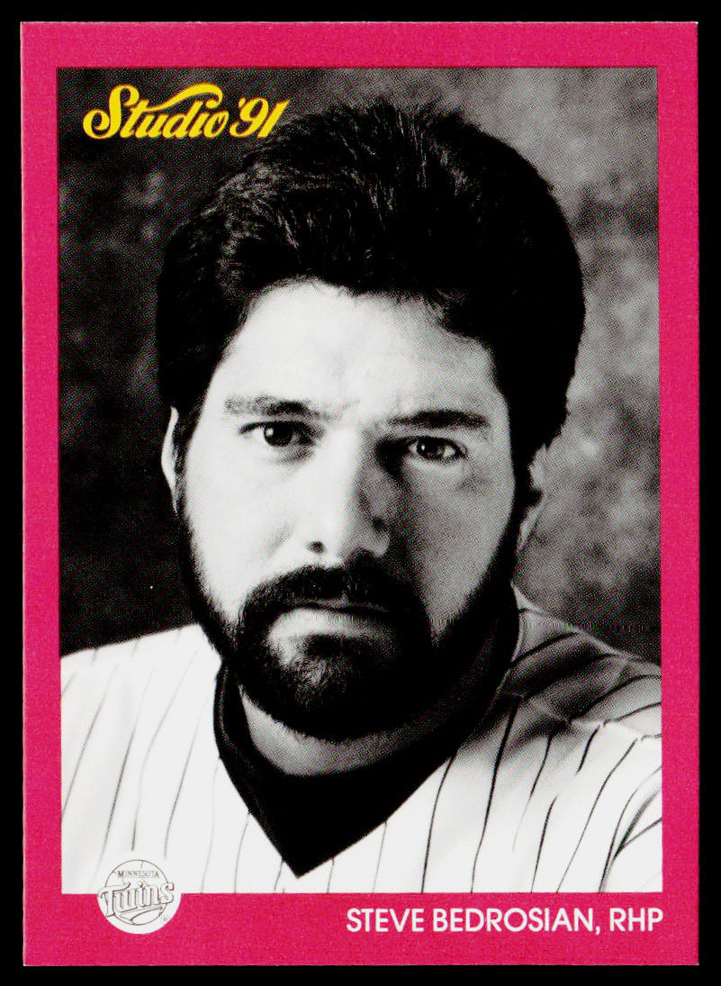 Steve Bedrosian 1991 Studio #82 Minnesota Twins