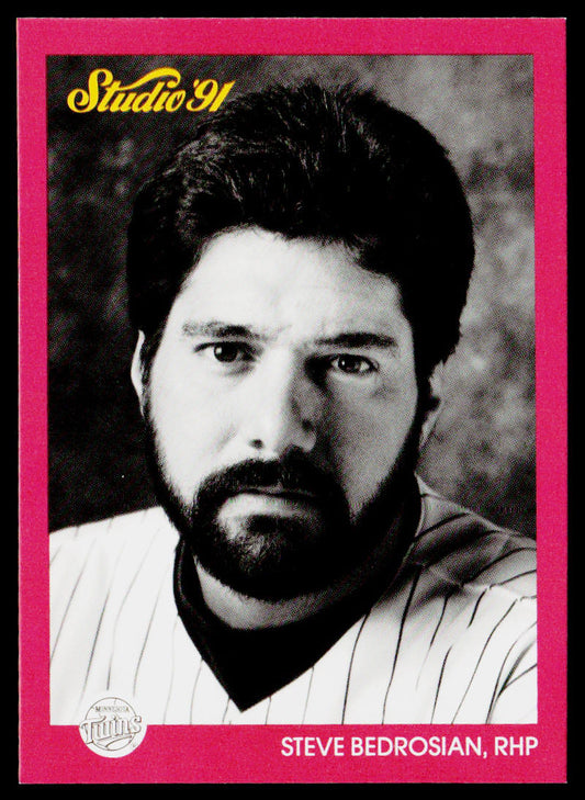 Steve Bedrosian 1991 Studio #82 Minnesota Twins