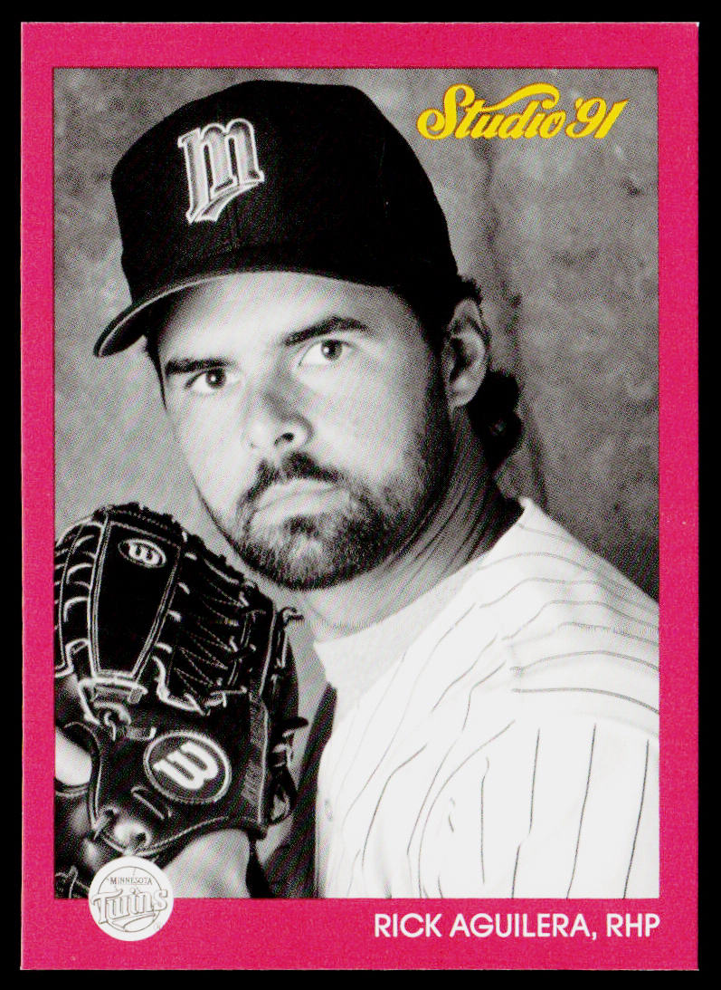 Rick Aguilera 1991 Studio #81 Minnesota Twins