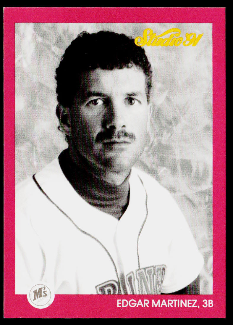 Edgar Martinez 1991 Studio #117 Seattle Mariners
