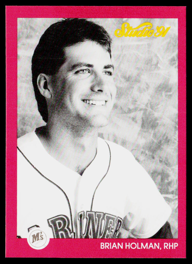Brian Holman 1991 Studio #115 Seattle Mariners