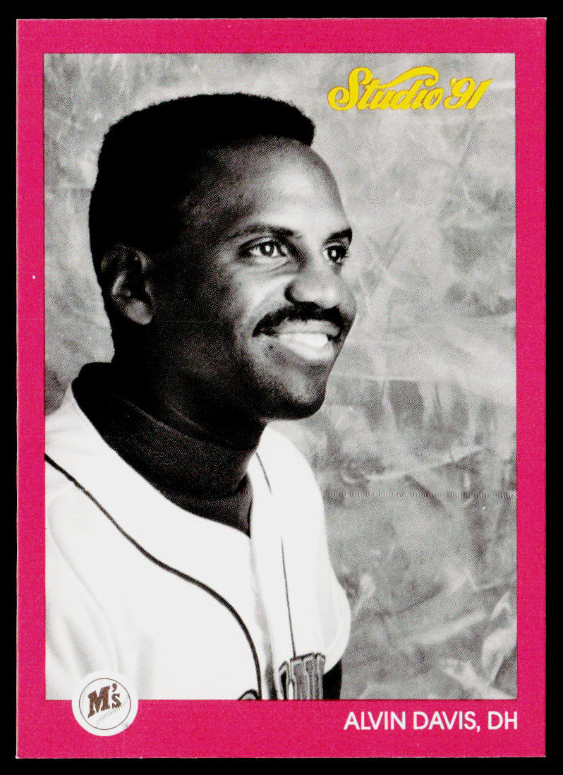 Alvin Davis 1991 Studio #111 Seattle Mariners