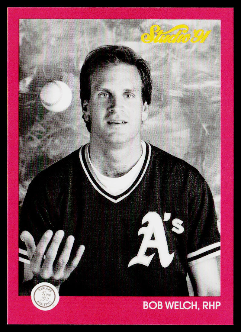 Bob Welch 1991 Studio #110 Oakland Athletics
