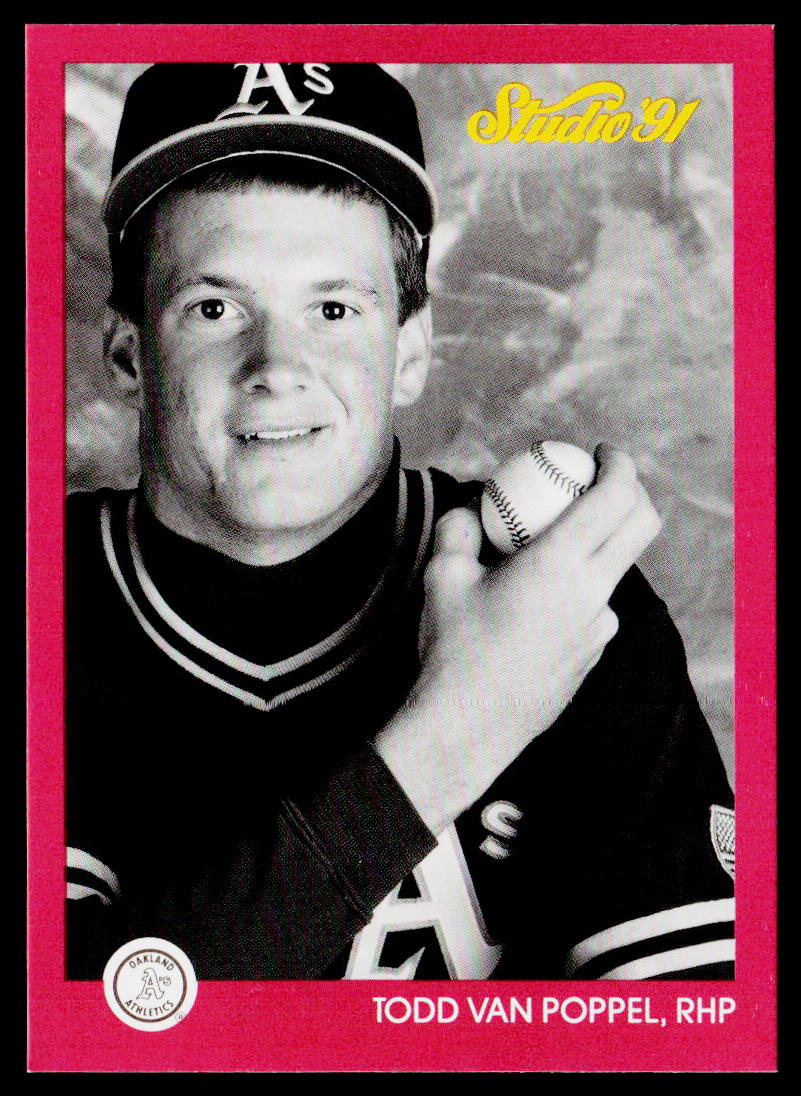 Todd Van Poppel 1991 Studio #109 RC Oakland Athletics