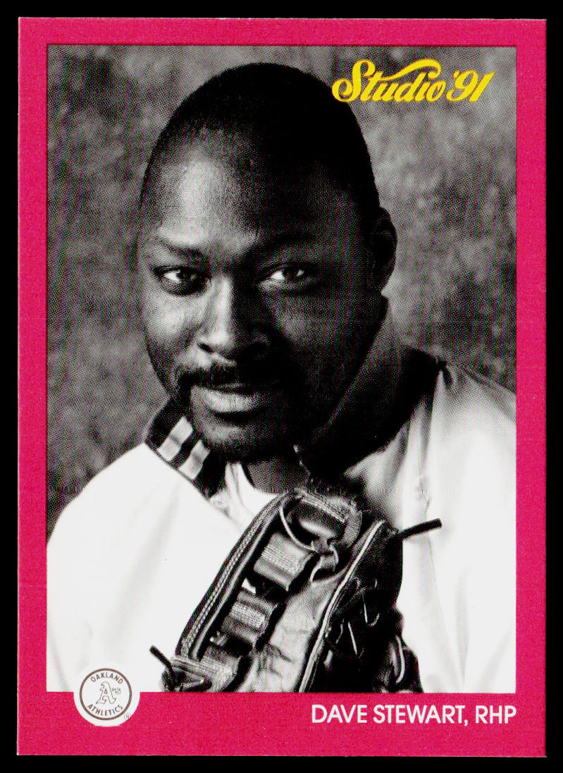 Dave Stewart 1991 Studio #107 Oakland Athletics