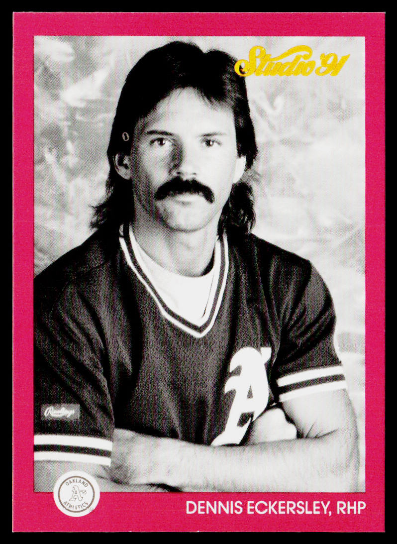 Dennis Eckersley 1991 Studio #102 Oakland Athletics
