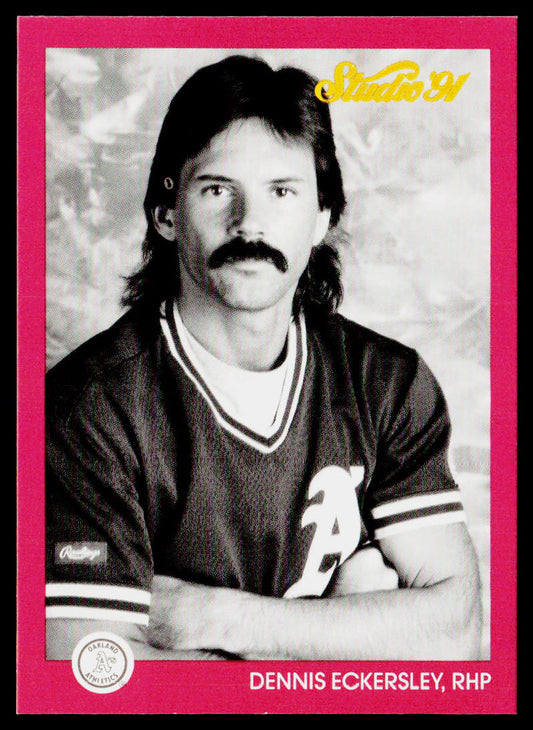 Dennis Eckersley 1991 Studio #102 Oakland Athletics