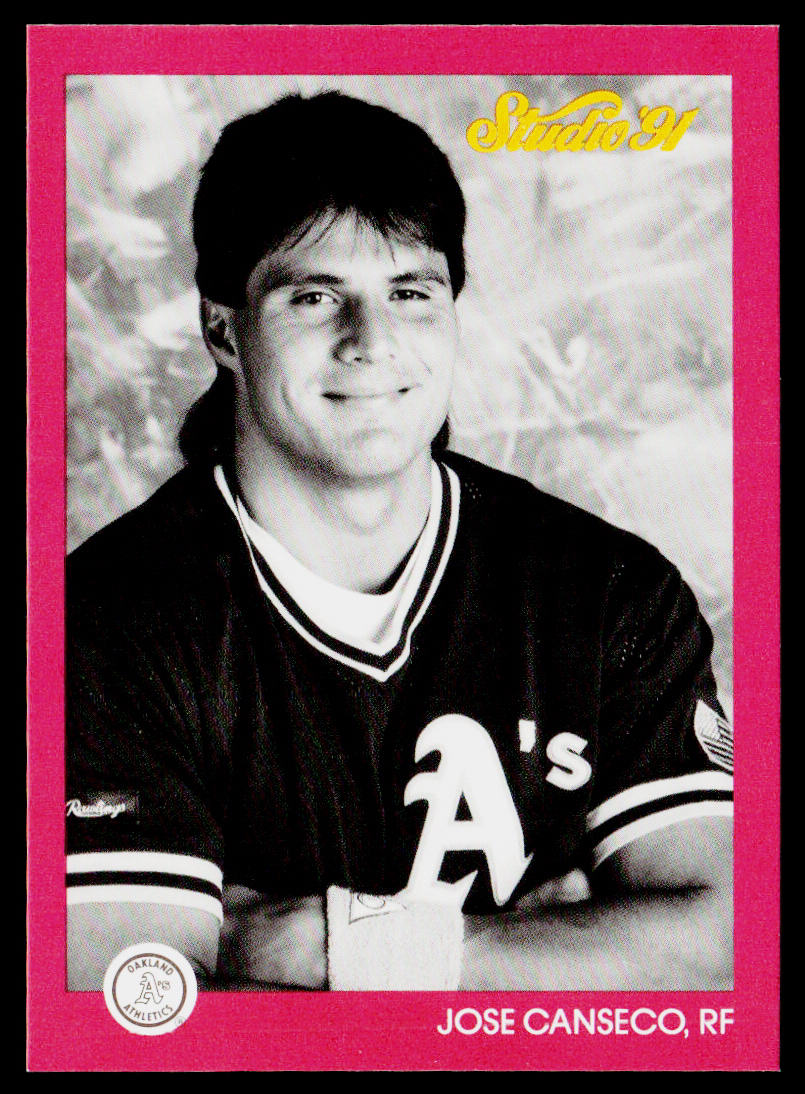 Jose Canseco 1991 Studio #101 Oakland Athletics