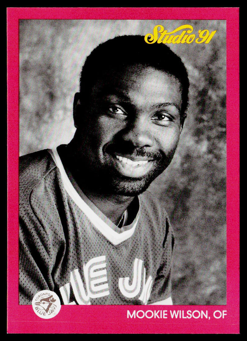 Mookie Wilson 1991 Studio #140 Toronto Blue Jays