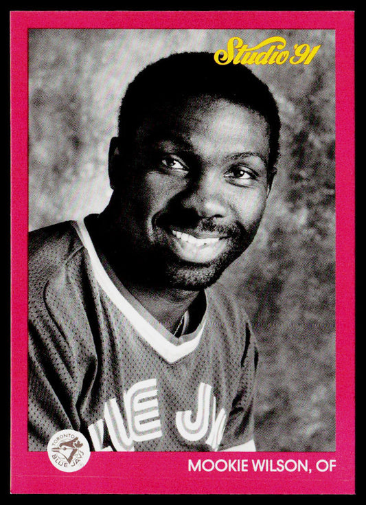 Mookie Wilson 1991 Studio #140 Toronto Blue Jays