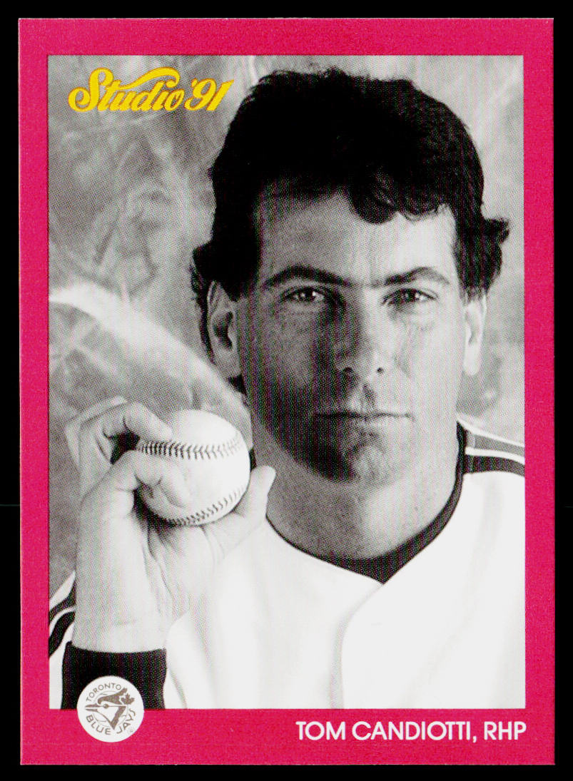 Tom Candiotti 1991 Studio #132 Toronto Blue Jays