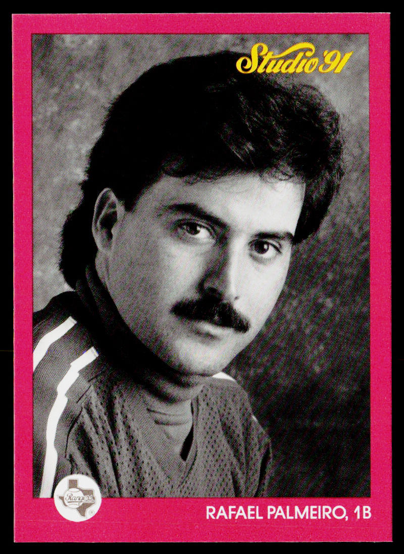 Rafael Palmeiro 1991 Studio #127 Texas Rangers