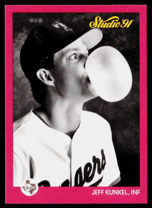 Jeff Kunkel 1991 Studio #126 Texas Rangers