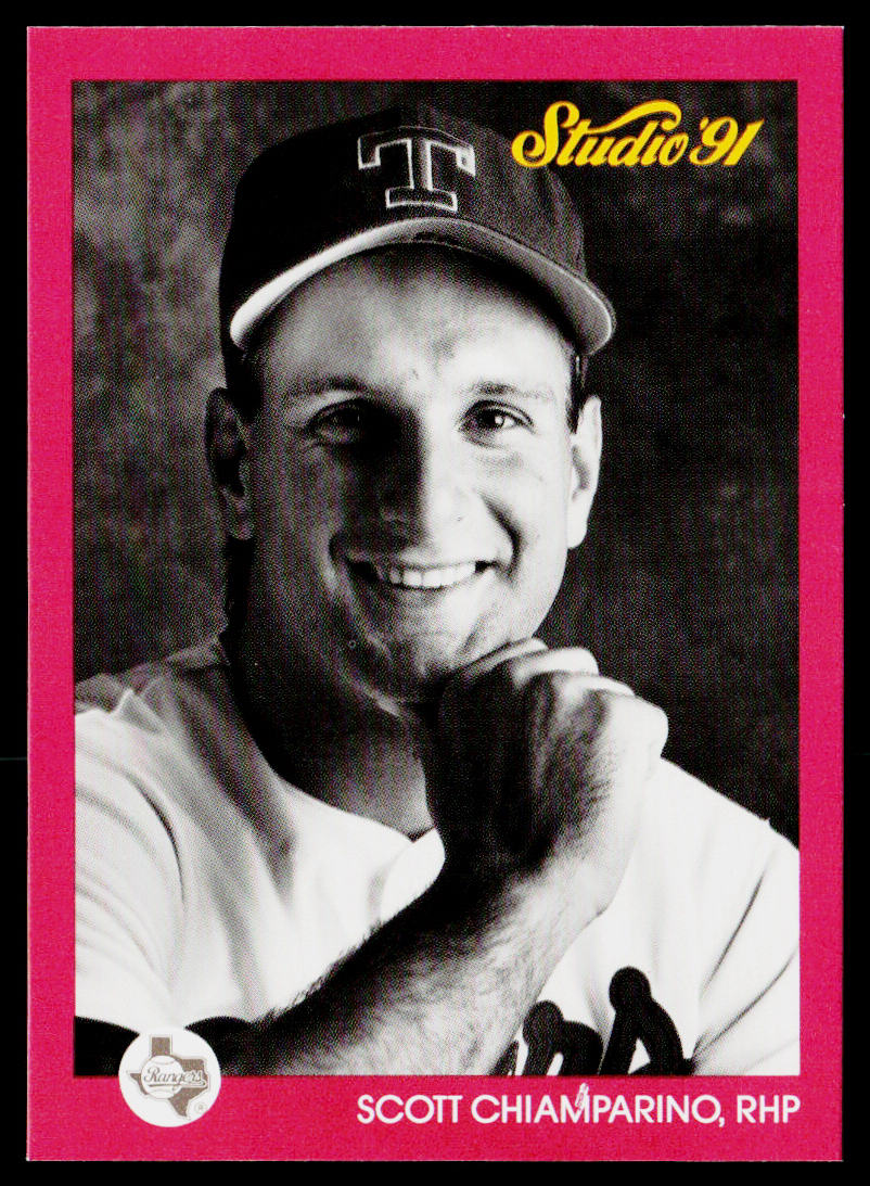 Scott Chiamparino 1991 Studio #122 Texas Rangers