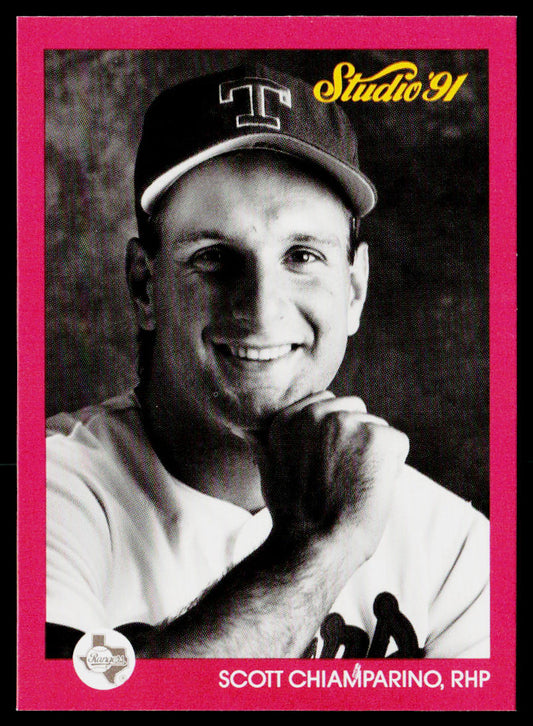 Scott Chiamparino 1991 Studio #122 Texas Rangers