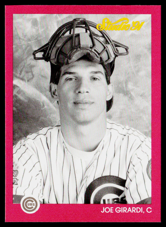 Joe Girardi 1991 Studio #156 Chicago Cubs