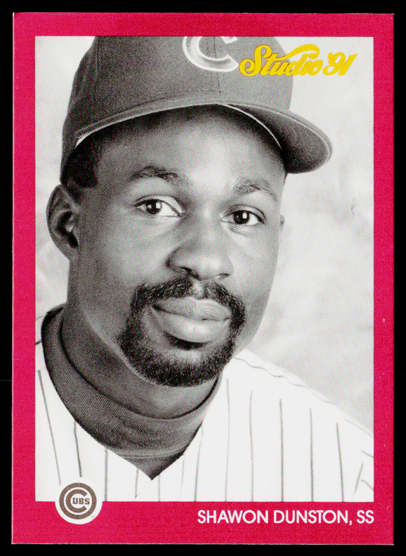 Shawon Dunston 1991 Studio #155 Chicago Cubs