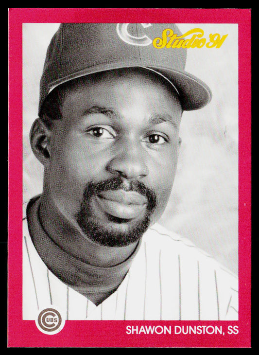 Shawon Dunston 1991 Studio #155 Chicago Cubs