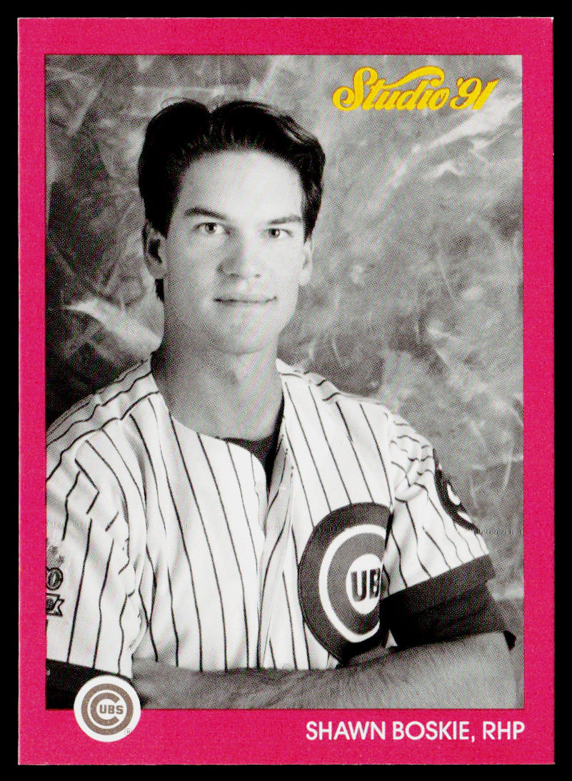 Shawn Boskie 1991 Studio #152 Chicago Cubs
