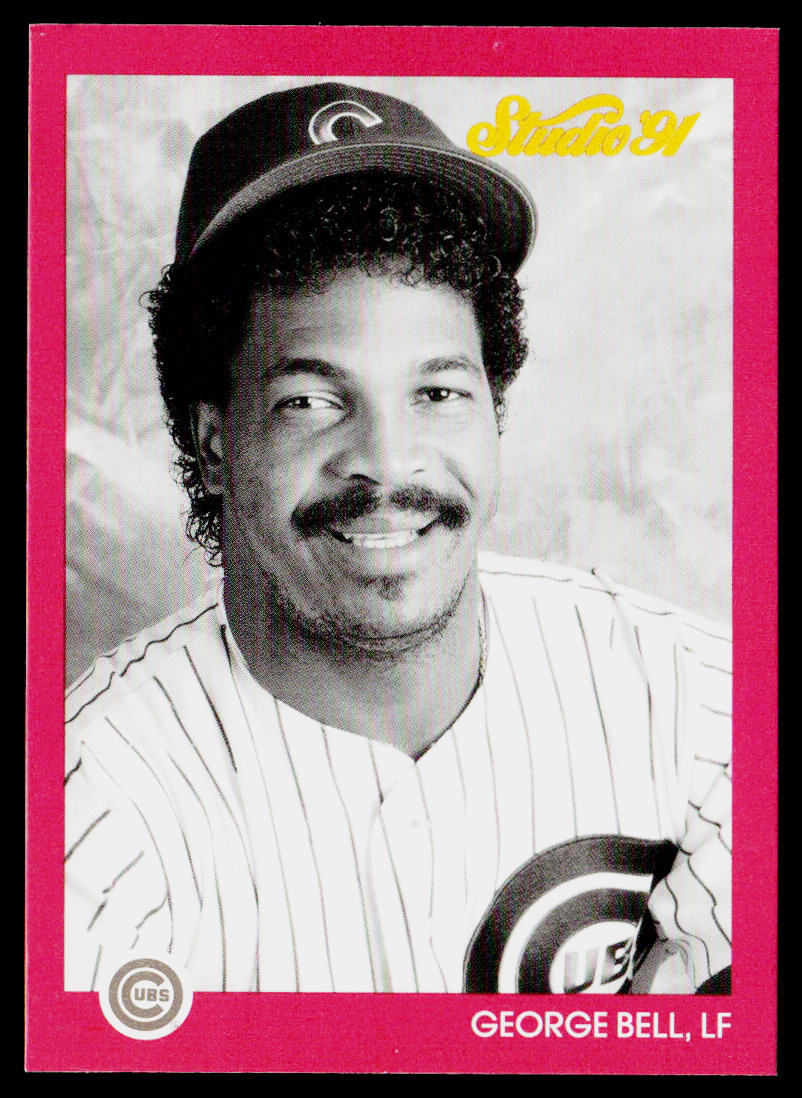 George Bell 1991 Studio #151 Chicago Cubs