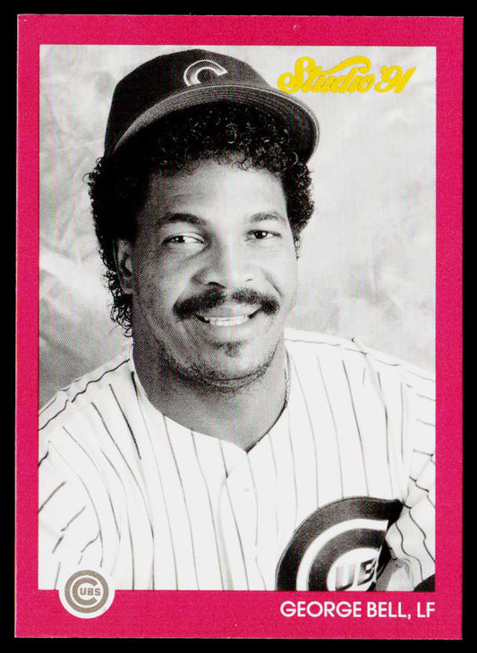George Bell 1991 Studio #151 Chicago Cubs