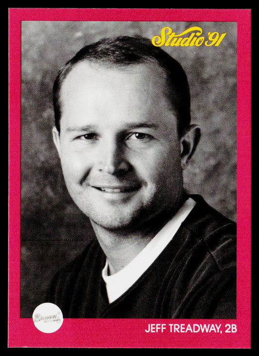 Jeff Treadway 1991 Studio #150 Atlanta Braves