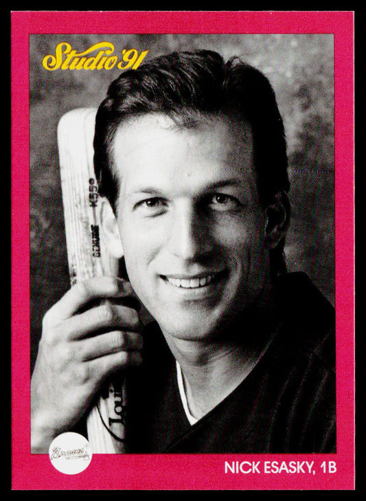 Nick Esasky 1991 Studio #143 Atlanta Braves