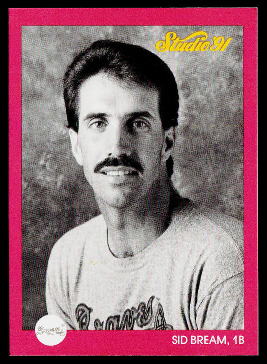 Sid Bream 1991 Studio #142 Atlanta Braves