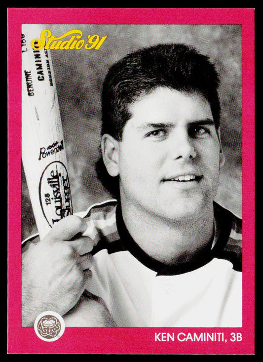 Ken Caminiti 1991 Studio #174 Houston Astros